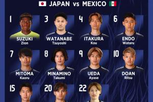 kaiyun.com-8强是个坎？世界第17日本闷平第13墨西哥，全主力2倍身价未能破门