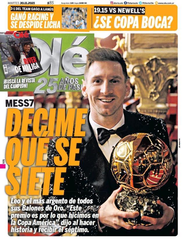 开云-王勤伯：梅西获奖之后，世界各大媒体这样报道……②